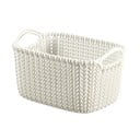 Bela košara za shranjevanje Curver Knit, 3 l