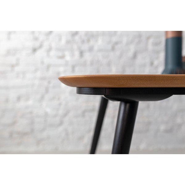 Jedilna miza iz jesenovega lesa s črnimi nogami Ragaba Contrast, 180 x 90 cm-image-3