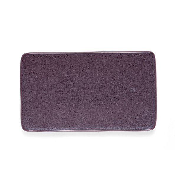 Vijolični servirni pladenj iz kamene posode Bitz, 22 x 12,8 cm-image-2