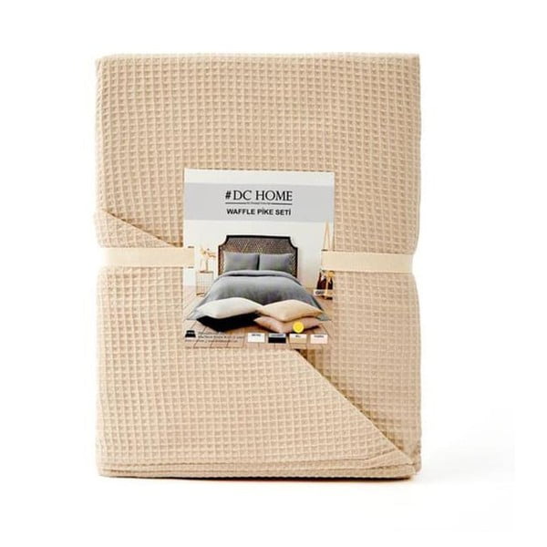 Bež pregrinjalo 160x220 cm Waffle – Mijolnir-image-2