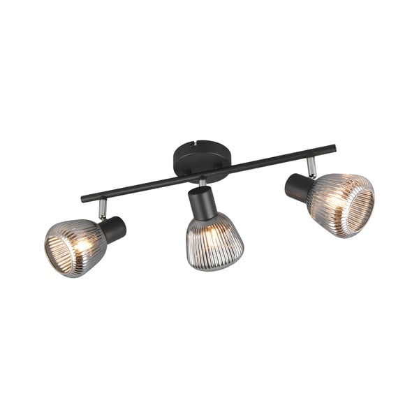 Črno točkovno svetilo ø 10 cm Tarifa – Trio-image-1