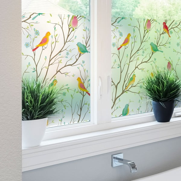 Okenska nalepka 200x40 cm Birds in the Forest - Ambiance-image-1