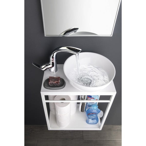 Bel keramičen okrogel umivalnik ø 28 cm Aster – Sapho-image-1