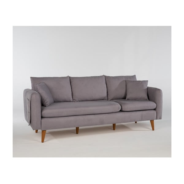 Siva sedežna garnitura 215 cm Sofia – Balcab Home-image-2