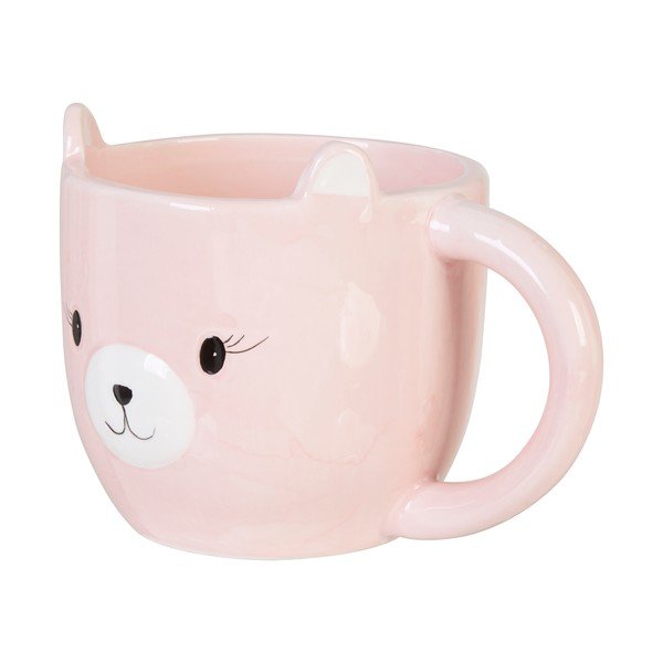 Rožnata keramična skodelica 360 ml Gigil – Premier Housewares-image-3