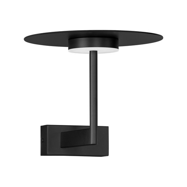 Mat črna aluminijasta LED stenska svetilka Tovi – Nova Luce