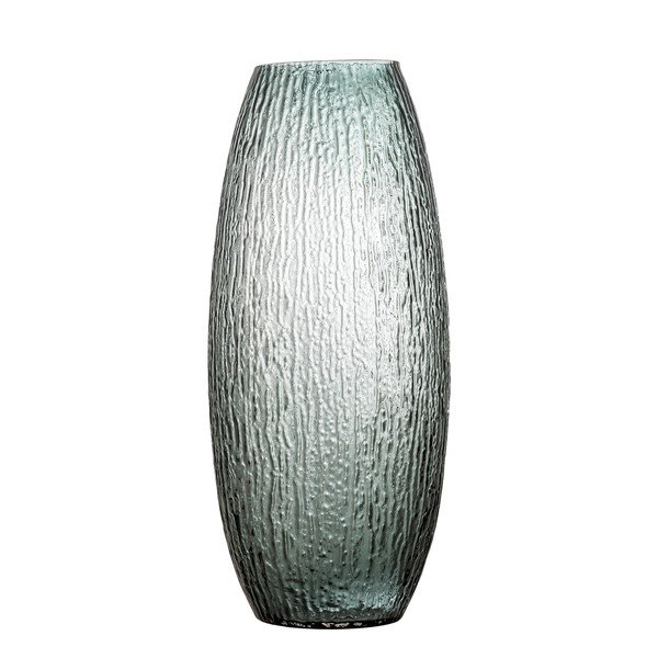 Siva steklena ročno izdelana vaza (višina 50 cm) Brock – Bloomingville