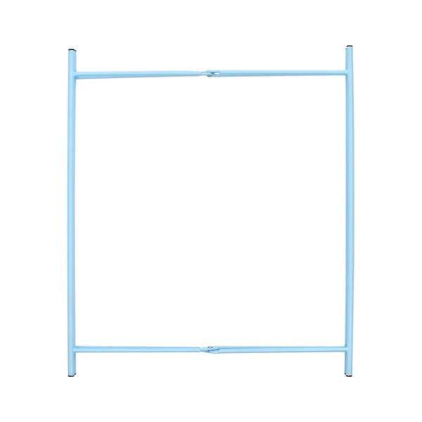 Jeklena zložljiva vrtna miza v turkizni barvi Esschert Design, 46 x 46 x 52 cm-image-1