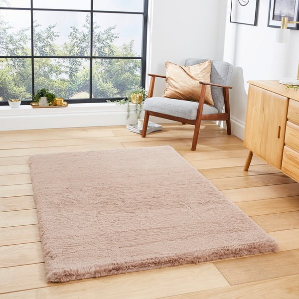 Svetlo rjava preproga Think Rugs Super Teddy, 80 x 150 cm-image-1