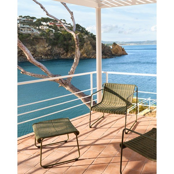 Zelen vrtni tabure Maurina – Kave Home-image-1