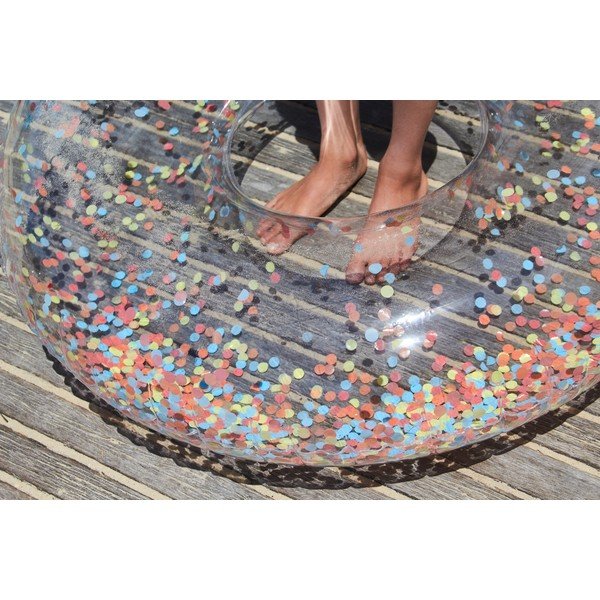 Napihljiv obroč Sunnylife Confetti, ø 110 cm-image-1