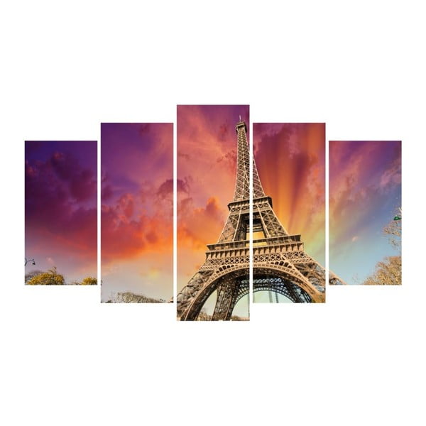 Večdelna slika Insigne Fall Eiffel, 102 x 60 cm