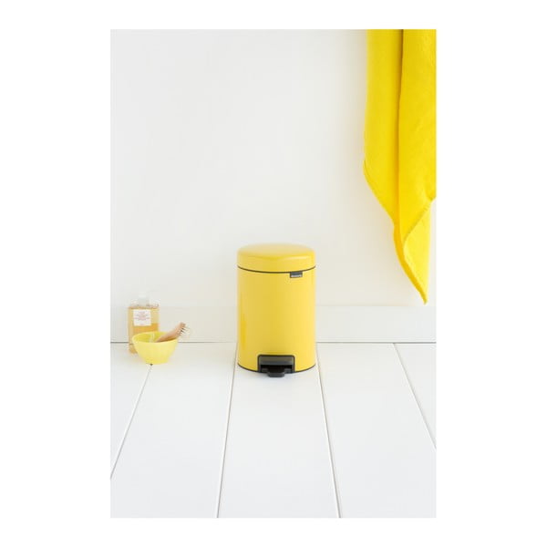 Brabantia Newicon rumeni koš s pedali, 3 l-image-1
