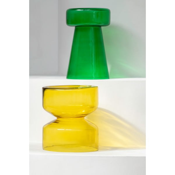 Steklena okrogla stranska mizica ø 30 cm Corcho  – Leitmotiv-image-1