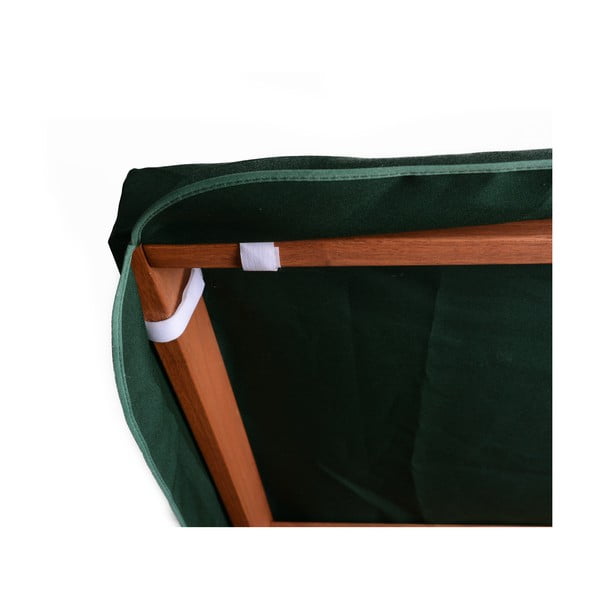 Zelena lesena vrtna gugalnica Vegas Lux - Rojaplast-image-4