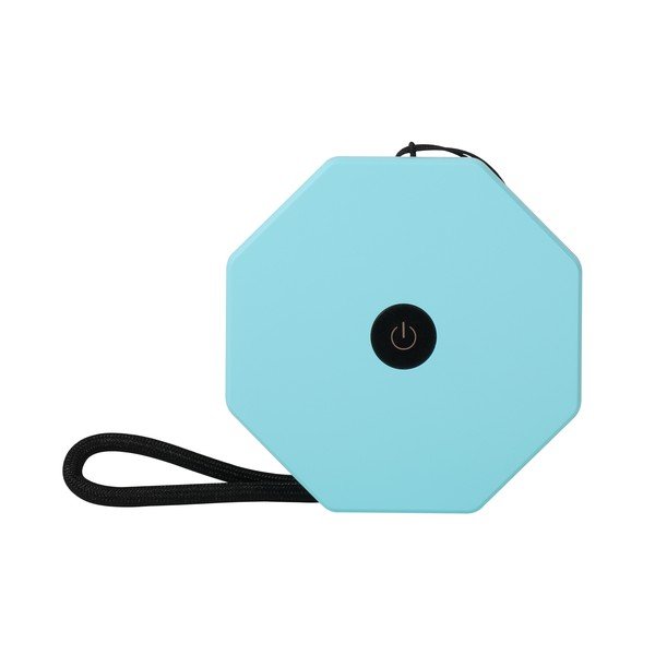 Bela/turkizna prenosljiva svetlobna dekoracija na USB ø 8 cm Twist – Gingko