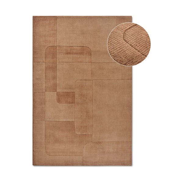 Rjava ročno tkana volnena preproga 120x170 cm Charlotte – Villeroy&Boch
