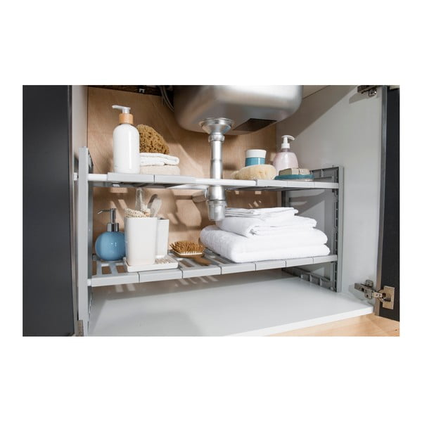 Raztegljiva polica za omaro pod umivalnikom Compactor Expandable Shelf-image-4