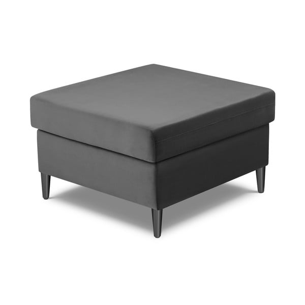 Svetlo siv žameten tabure Kyoto – Cosmopolitan Design-image-2