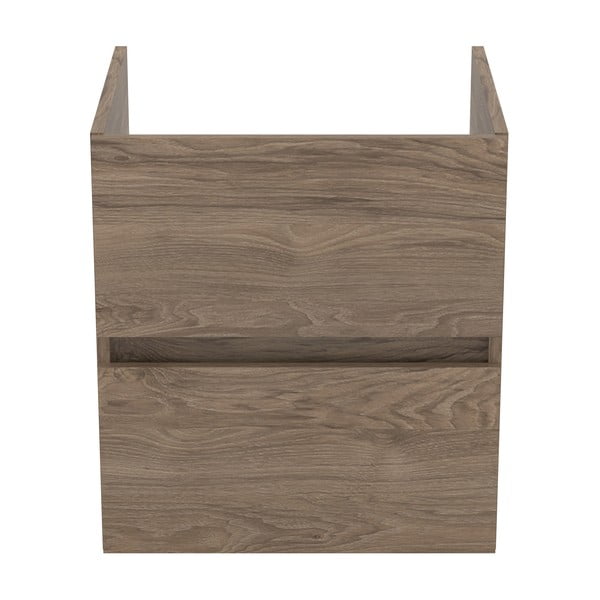 Stenska omarica za pod umivalnik v orehovem dekorju v naravni barvi 50x55 cm Eurovit+ – Ideal Standard