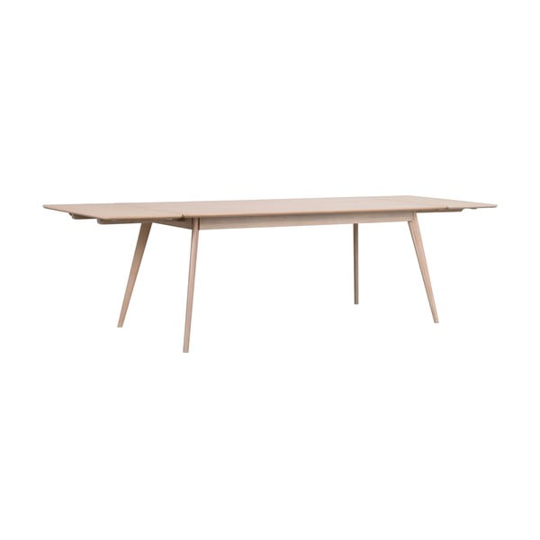 Raztegljiva jedilna miza s ploščo v hrastovem dekorju 190x90 cm Yumi - Rowico-image-4