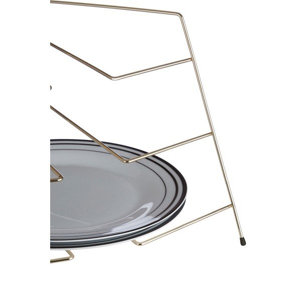 Kovinska dodatna kuhinjska polica v zlati barvi 37x25 cm Rowan – Premier Housewares-image-3