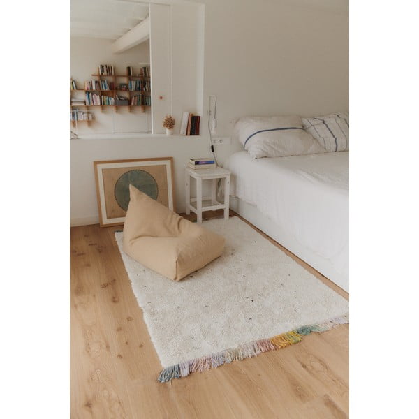 Svetlo rumena otroška vreča za sedenje Cleo Light Honey – Lorena Canals-image-1