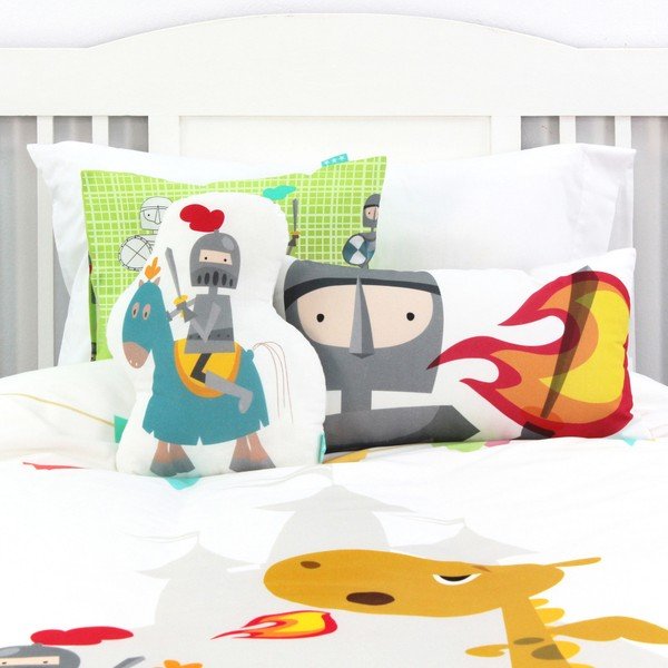 Otroška bombažna posteljnina Mr. Fox Knight, 140 x 200 cm-image-4