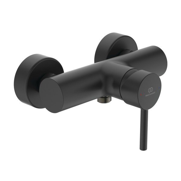 Mat črna stenska armatura za tuš Silk Black – Ideal Standard