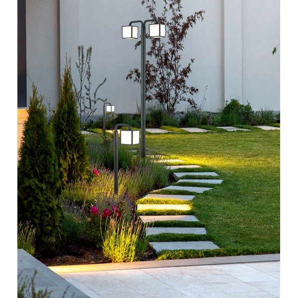 LED stebrična zunanja svetilka (višina 200 cm) Cubango – Trio-image-3