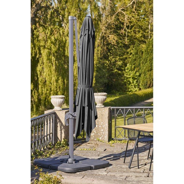 Črn senčnik ø 295 cm Baza – House Nordic-image-4