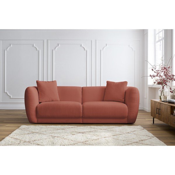 Rdeči kavč 230 cm Bourbon - Bobochic Paris-image-1