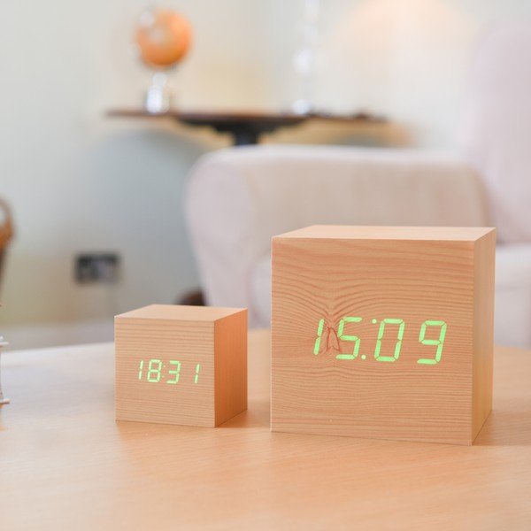 LED budilka Click Clock Maxi Green-image-4