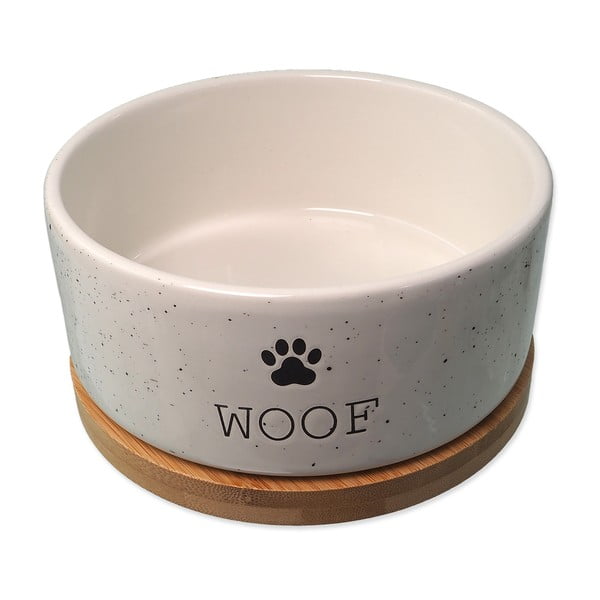 Keramična posoda za hrano za pse ø 16 cm Dog Fantasy WOOF – Plaček Pet Products
