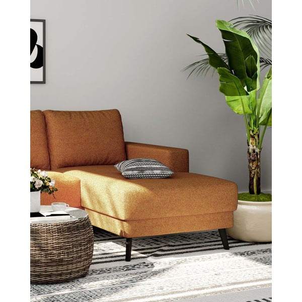 Oranžna kotna sedežna garnitura (desni kot) Fynn – Ghado-image-4