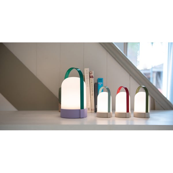 Bela LED zatemnitvena namizna svetilka (višina 15 cm) Uri – Remember-image-2