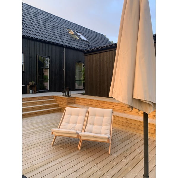 Zložljiv fotelj Karup Design Boogie Raw/Beige-image-1