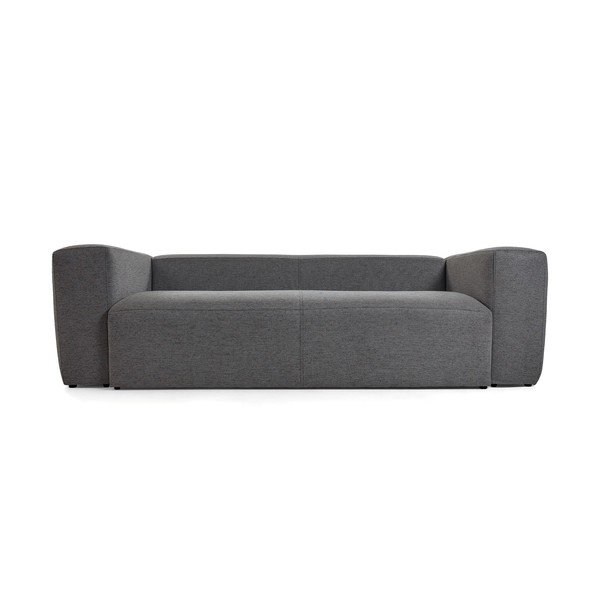 Temno siva zofa Kave Home Blok-image-3