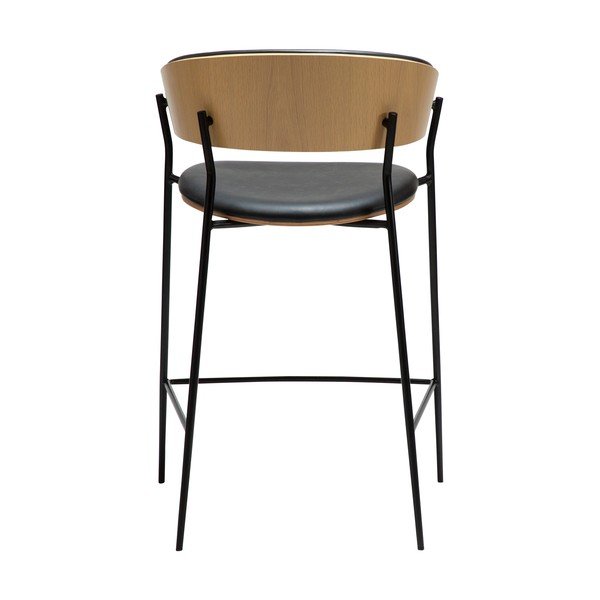 Črn barski stol (višina sedeža 63,5 cm) Crib – DAN-FORM Denmark-image-4