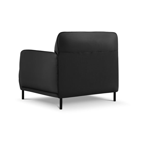 Temno siv usnjen fotelj Windsor & Co Sofas Neso-image-2
