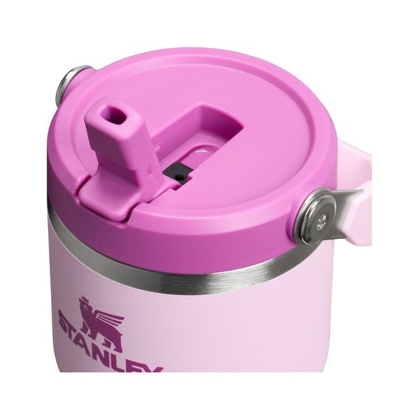 Rožnata termovka iz nerjavečega jekla 600 ml IceFlow™ Flip Straw 2.0 Cherry Blossom – Stanley-image-2