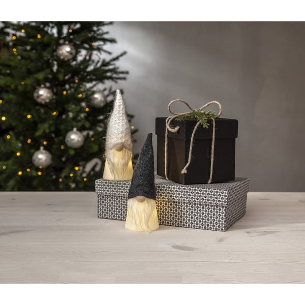 Bela/črna božična svetlobna dekoracija ø 6,5 cm Joylight – Star Trading-image-2