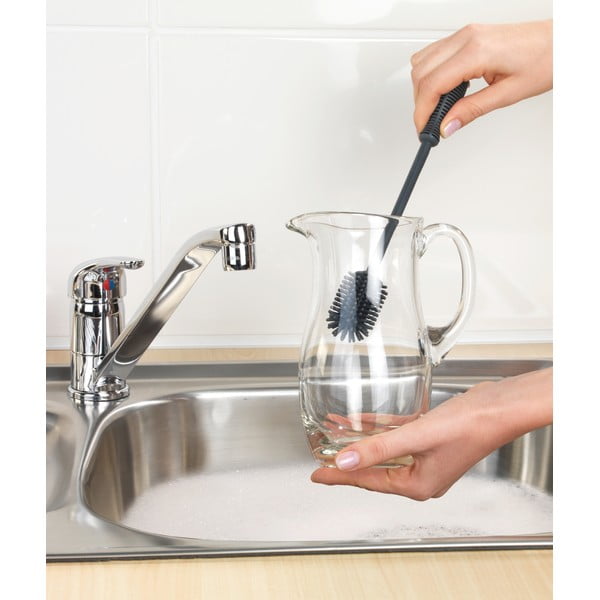 Siva krtača za posodo Wenko Sia, dolžina 25 cm-image-4