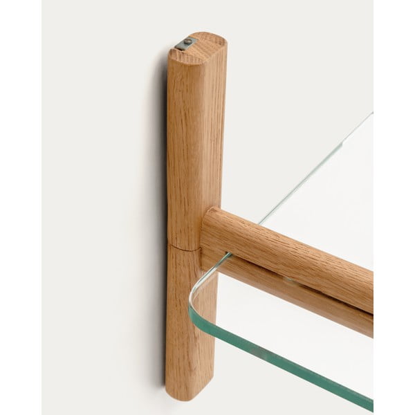 Steklen sistem modularnih polic v naravni barvi 90x28x30,5 cm Sitra – Kave Home-image-4