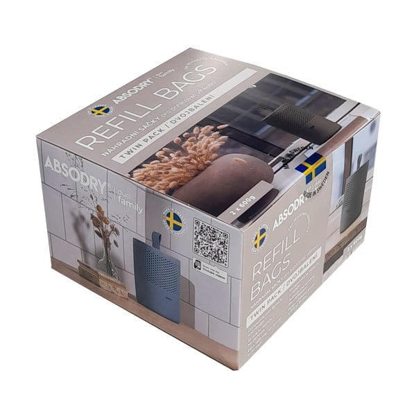 Nadomestni vložki za odstranjevalec vlage v kompletu 2 ks Absodry Duo Family Bag – Everbrand Sweden-image-1
