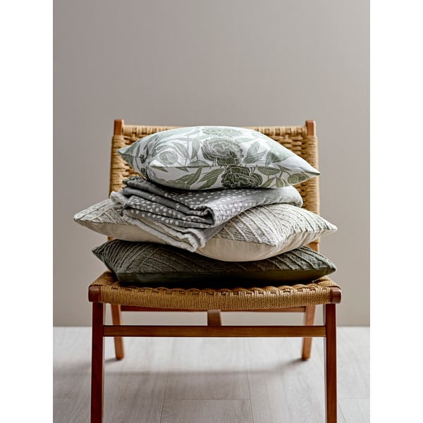 Siva bombažna pletenina Södahl Maja, 130 x 170 cm-image-2