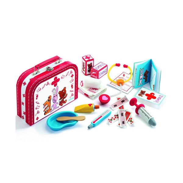 Otroški igralni zdravniški kovček z dodatki Djeco-image-1