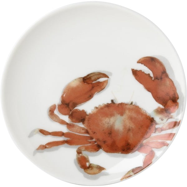 Rdeč porcelanski krožnik ø 20 cm Crab - IHR