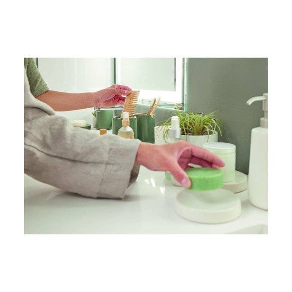 Bel keramični podstavek za milo iDesign Eco Vanity-image-2