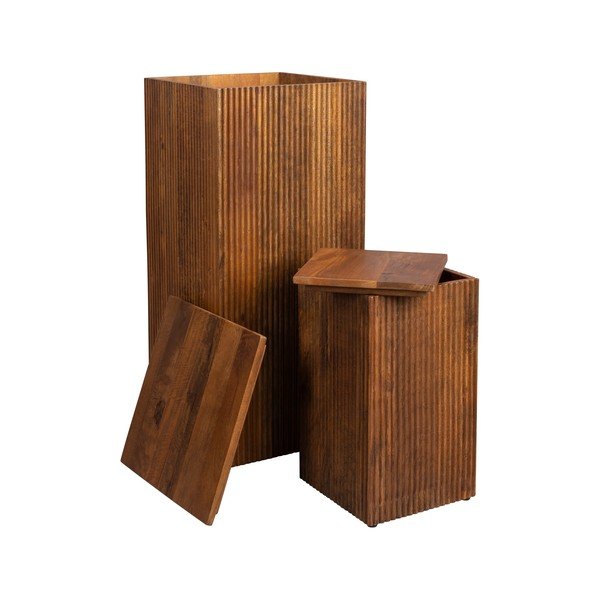 Lesena stojala za cvetlične lonce v kompletu 2 ks (višina 80 cm) Ribble – Dutchbone-image-2